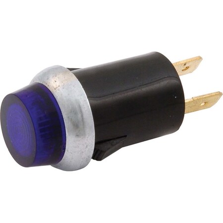 Allstar Performance Warning Light Assembly for Gauge Panels; Blue ALL99063